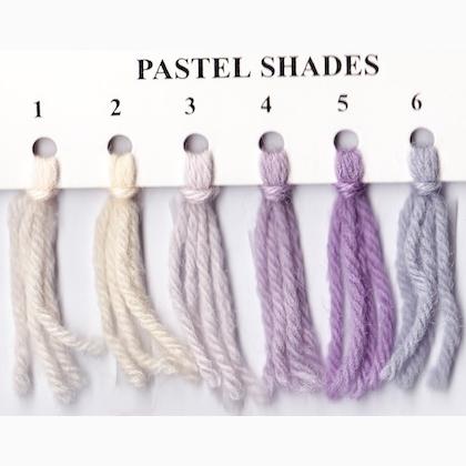 Crewel Wool Hank - Pastel Shades 886