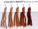 Crewel Wool Hank - Golden Brown 901