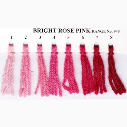 Crewel Wool Hank - Bright Rose Pink 944