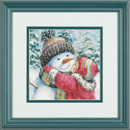 Dimensions Gold Collection Playful Snowman Ornaments Counted Cross Stitch 