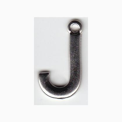Metal Letter - J