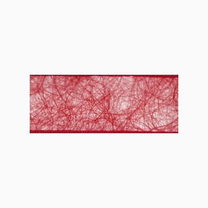Imitation fabric Ribbon 40 mm - Red