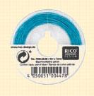 Cotton tape - petrol blue