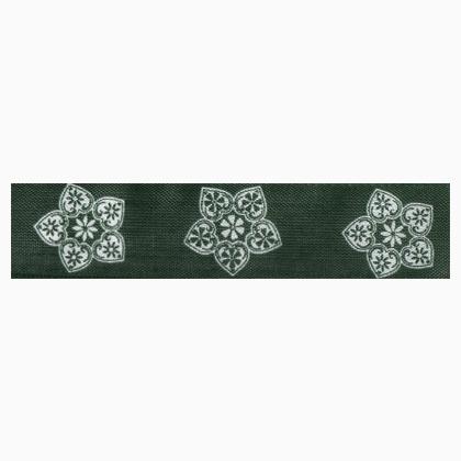 Ribbon Farandole Fleurie - Green