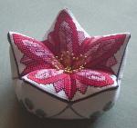 Poinsettia Pincushion