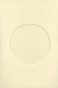 Card round opening: ivory