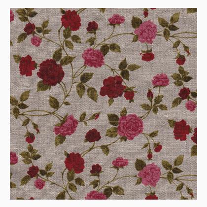 Printed Fabric Rita - natural background