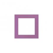 Wooden Frame Purple Iris
