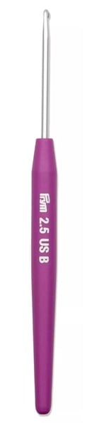 Soft-grip wool crochet hook - 2,5 mm