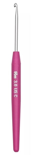 Soft-grip wool crochet hook - 3 mm