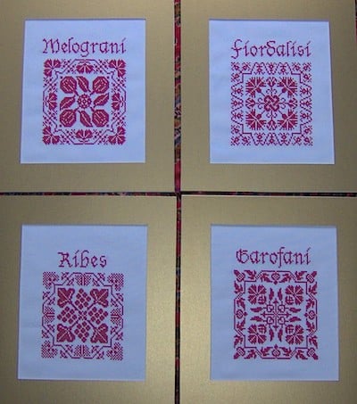 Melograni Fiordalisi Garofani Ribes