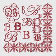 Sampler Letter B