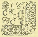 Sampler Letter C