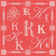 Sampler Letter K