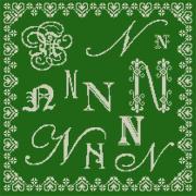 Sampler Letter N