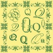 Sampler Letter Q