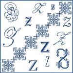 Sampler Letter Z