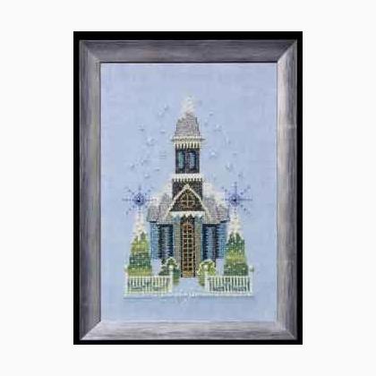 Snow Globe Village Series: Little Snowy Blue Church