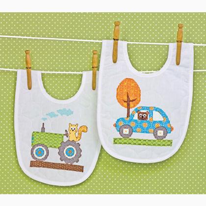 Happi Woodland Baby Quilt Dena Designs Stamped Cross Stitch Kit Animals 