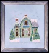 Snow Globe Village Series: Little Snowy Green Cottage