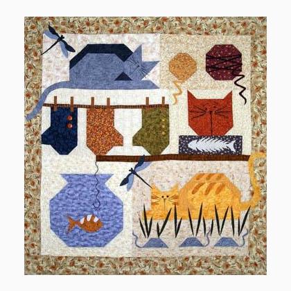 Cat`s Life (Quilt)