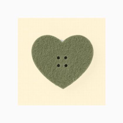 Riche Heart - Large Olive (2)