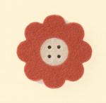 Riche Daisy - Rust/Ecru