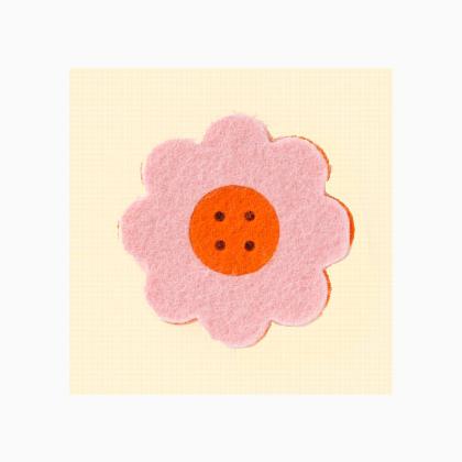 Riche Daisy - Pink/Orange