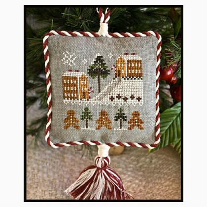 2011 Ornament 4-Gingerbread Village