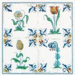 Antique Tiles: Flowers