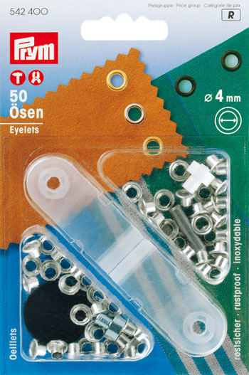 Eyelets 4mm silver-coloured