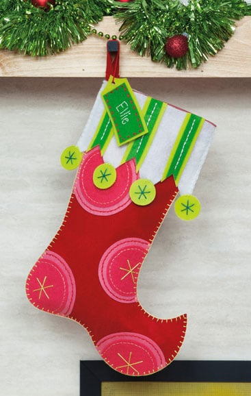 Polka Dot Stocking