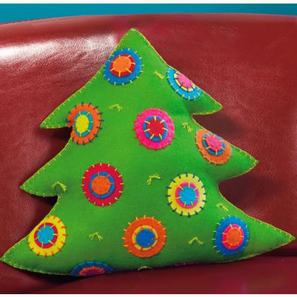 Colorful Tree Pillow