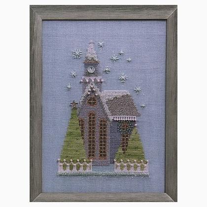 Snow Globe Village Series: Little Snowy Lavender Church