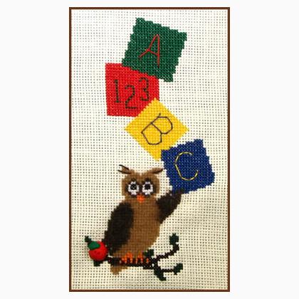 All Stacked Up-Scholarly Owl From The Stitchworks - NASCOSTA