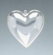 Transparent Potpourri heart - 8 cm