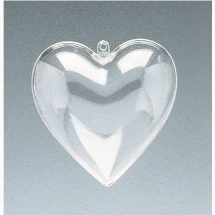 Transparent Potpourri heart - 8 cm