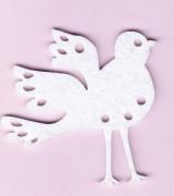 Charming decorations: white dove
