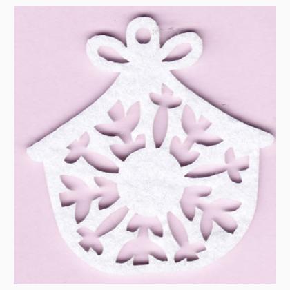 Charming decorations: white house