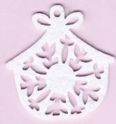 Charming decorations: white house