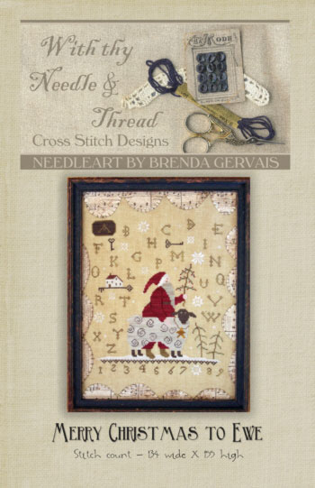 Merry Christmas to Ewe From With thy Needle & Thread - Cross Stitch ...