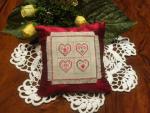 Four Heart Pincushion