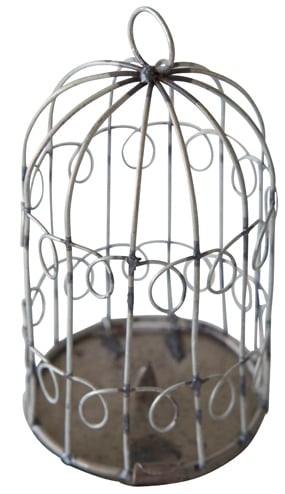 Birdcage 10 cm metal