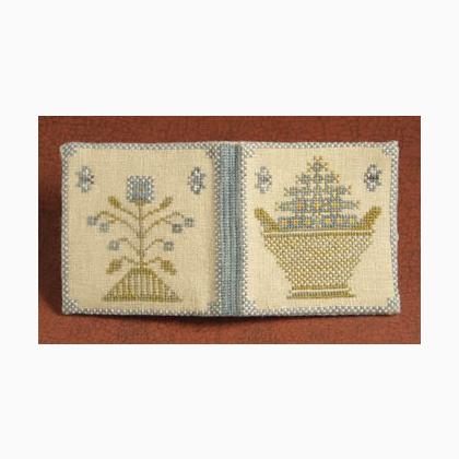 Blue Flower Needle Book