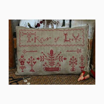 Token Of Love Redwork Sampler