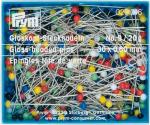 Glass-headed pins 0,60 x 30 mm 20gr.