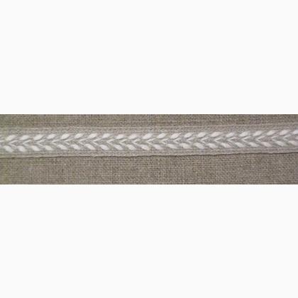 Ribbon White/Natural 1.5cm.