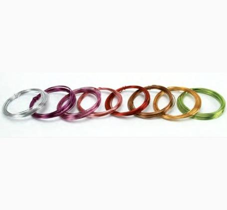 Colored metal wire - lilas
