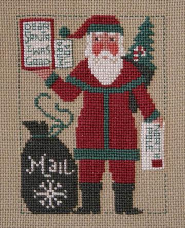 2008 Santa by Prairie Schooler cross stitch pattern