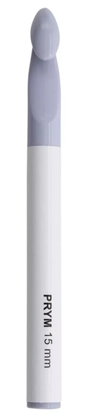 Wool crochet hook without handle - 15 mm